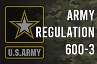 AR 600-3