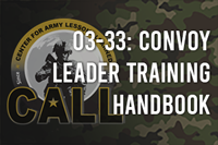 03-33: Convoy Leader Training Handbook