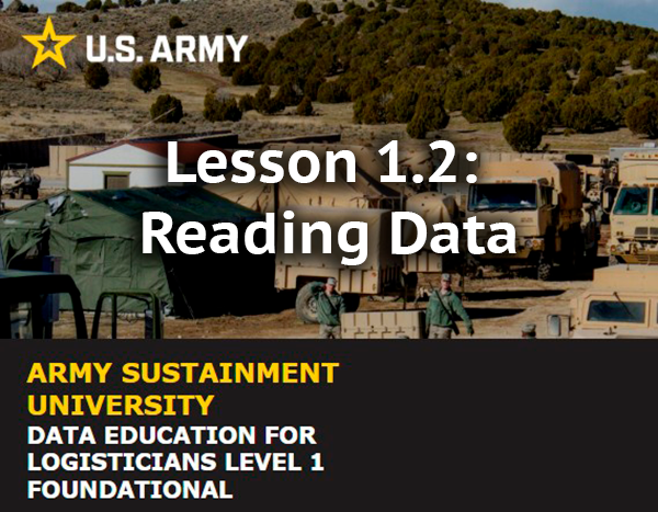 Lesson 1.2 Reading Data