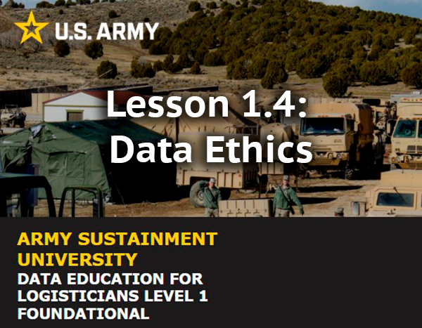 Lesson 1.4 Data Ethics