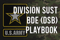 Division Sustainment BDE Playbook