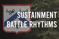 Sustainment Battle Rhythms