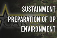 Sustainment Prep of Op Environment