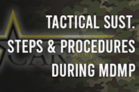 Tactical Sust. Steps & Procedures